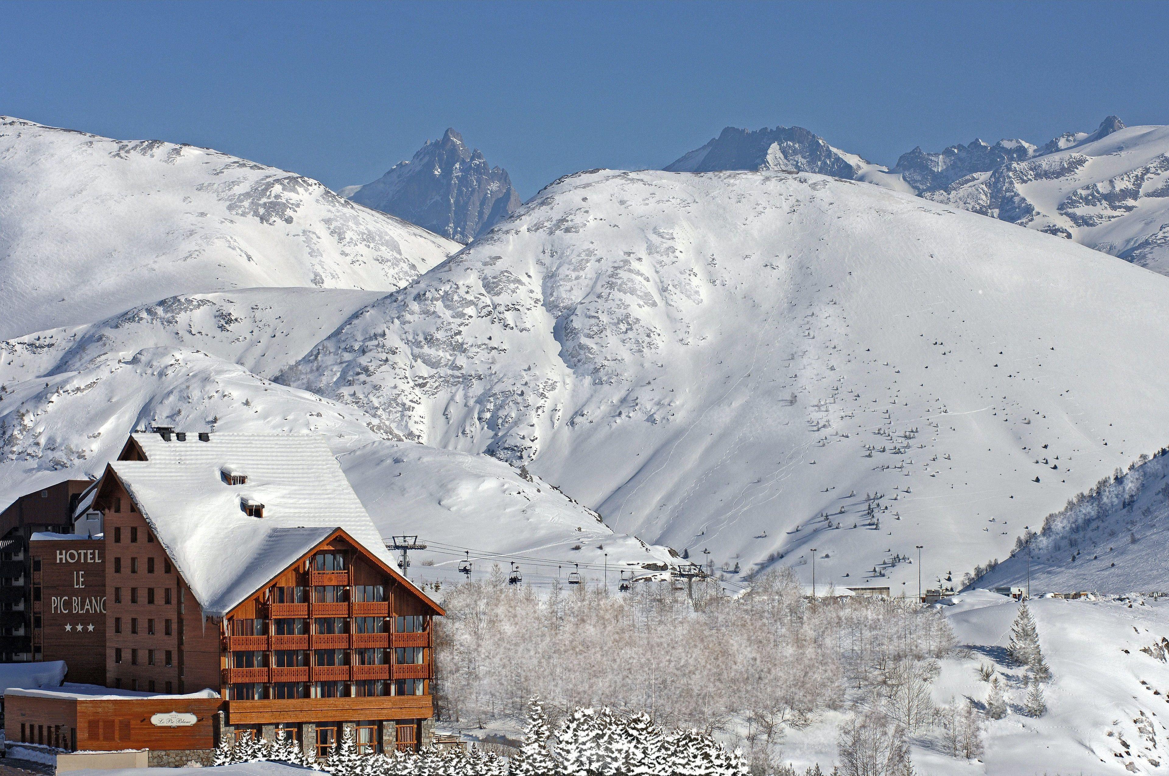 Hotel Le Pic Blanc à Alpe dʼHuez Extérieur photo